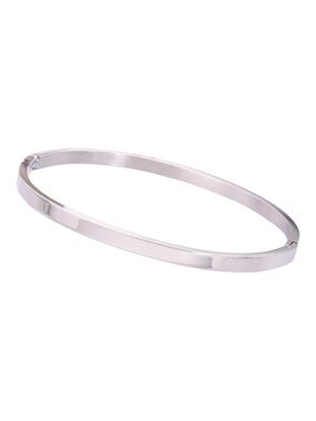18k Gold Plated Stainless bracelet Bangle 6mm